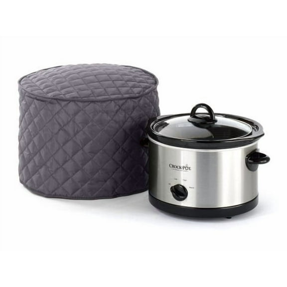 Covermates Keepsakes - Slow Cooker Cover - Dust Protection - Stain Resistant - Washable - Appliance Cover, Slate