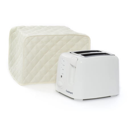 Covermates Keepsakes Toaster Cover - Dust Protection - Stain Resistant - Washable Appliance Cover, Cream