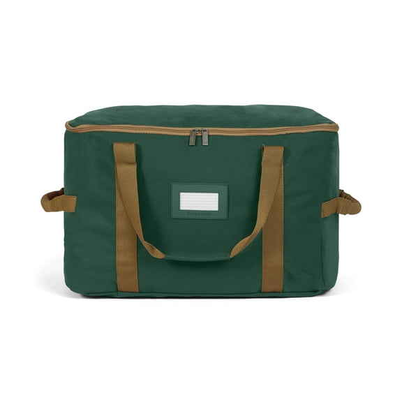 Covermates Keepsakes Treasurekeeper Storage Bag - Carrying Handles, ID Window - Holiday Storage, Green