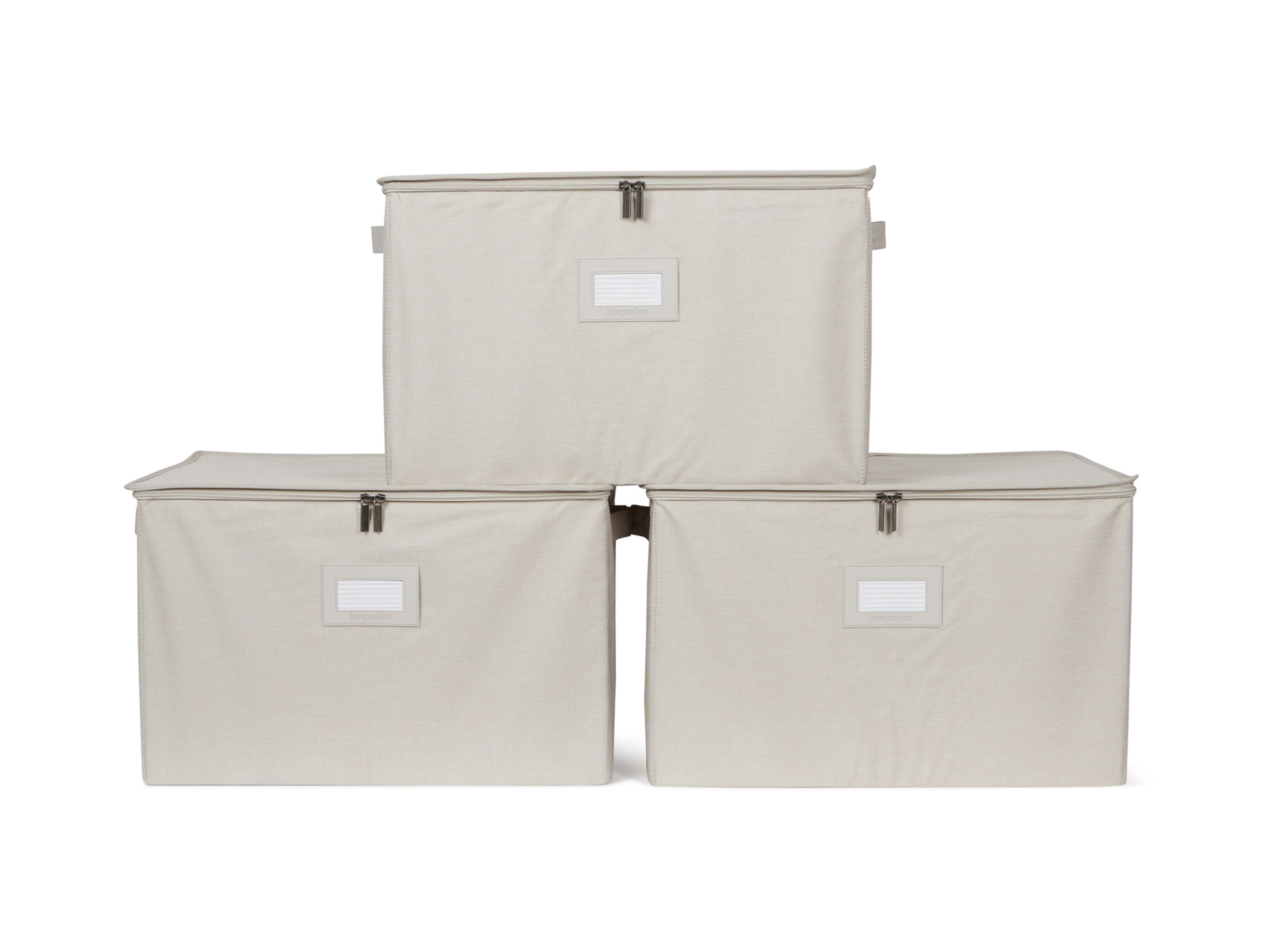 Zip Top Box Covermates Keepsakes - Zip-Top Storage Box - Heavy Duty Polyester ...