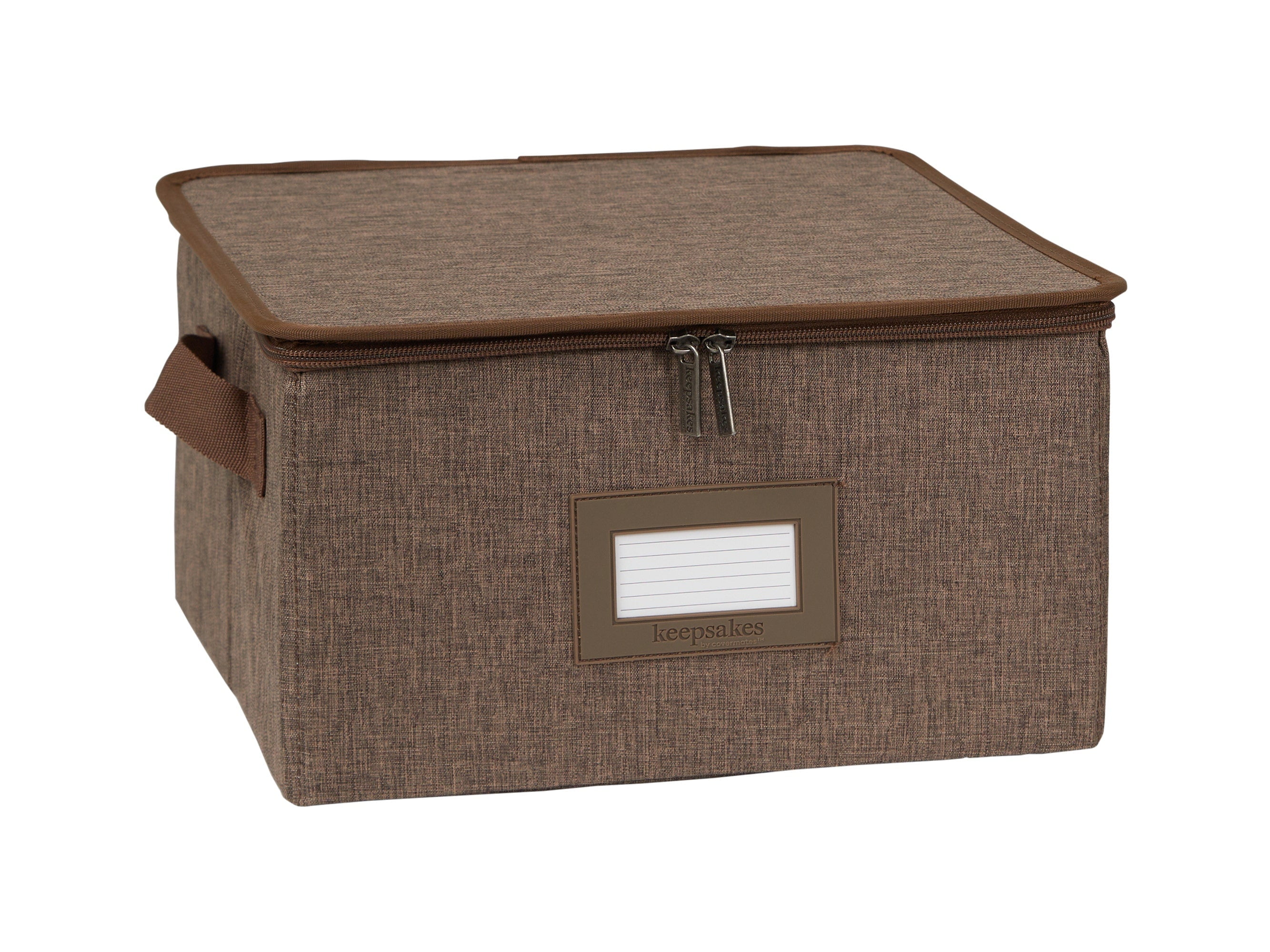 Covermates Keepsakes - Zip-Top Storage Box - Heavy Duty Polyester ...