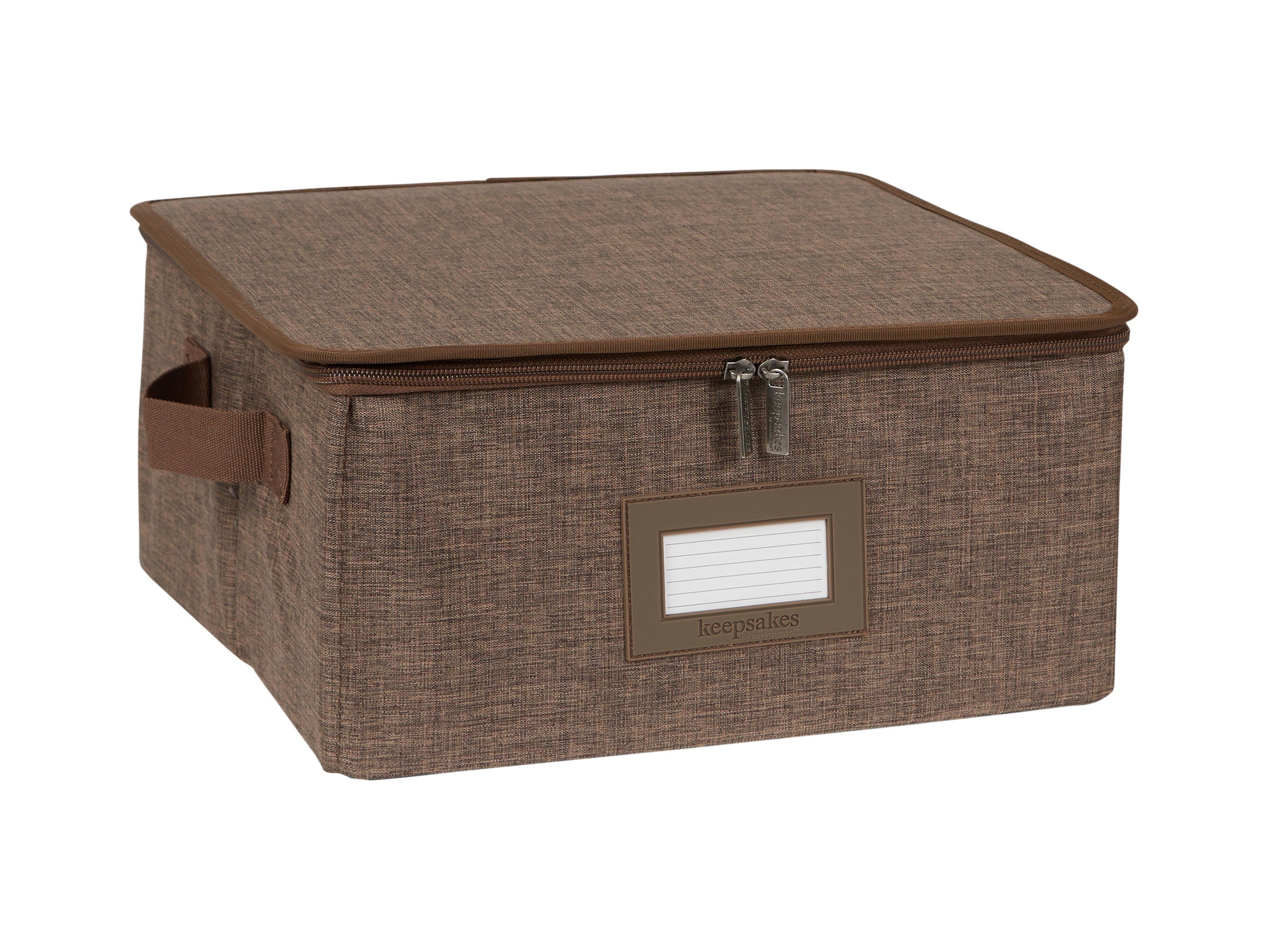 Covermates Keepsakes - Zip-Top Storage Box - Heavy Duty Polyester ...
