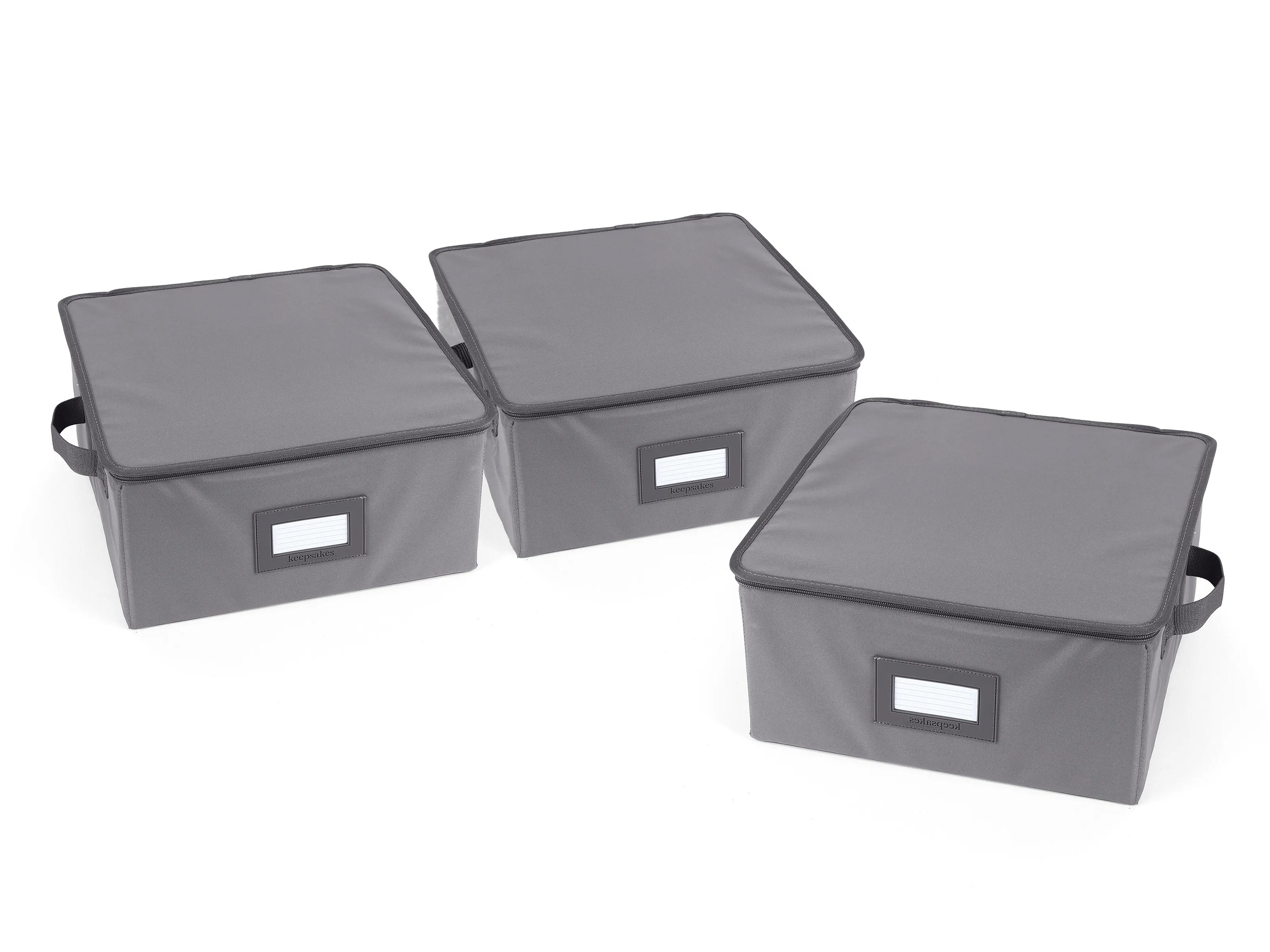 Covermates Keepsakes - Zip-Top Storage Box - Heavy Duty Polyester ...