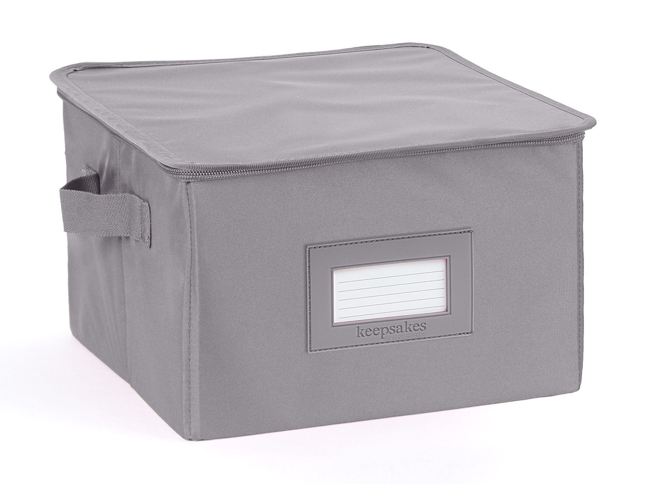 Covermates Keepsakes - Zip-Top Storage Box - Heavy Duty Polyester ...
