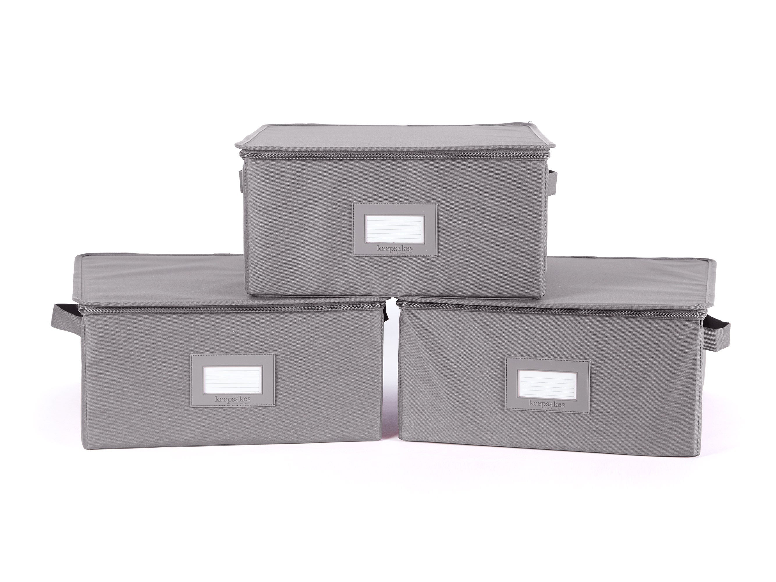 Covermates Keepsakes - Zip-Top Storage Box - Heavy Duty Polyester ...