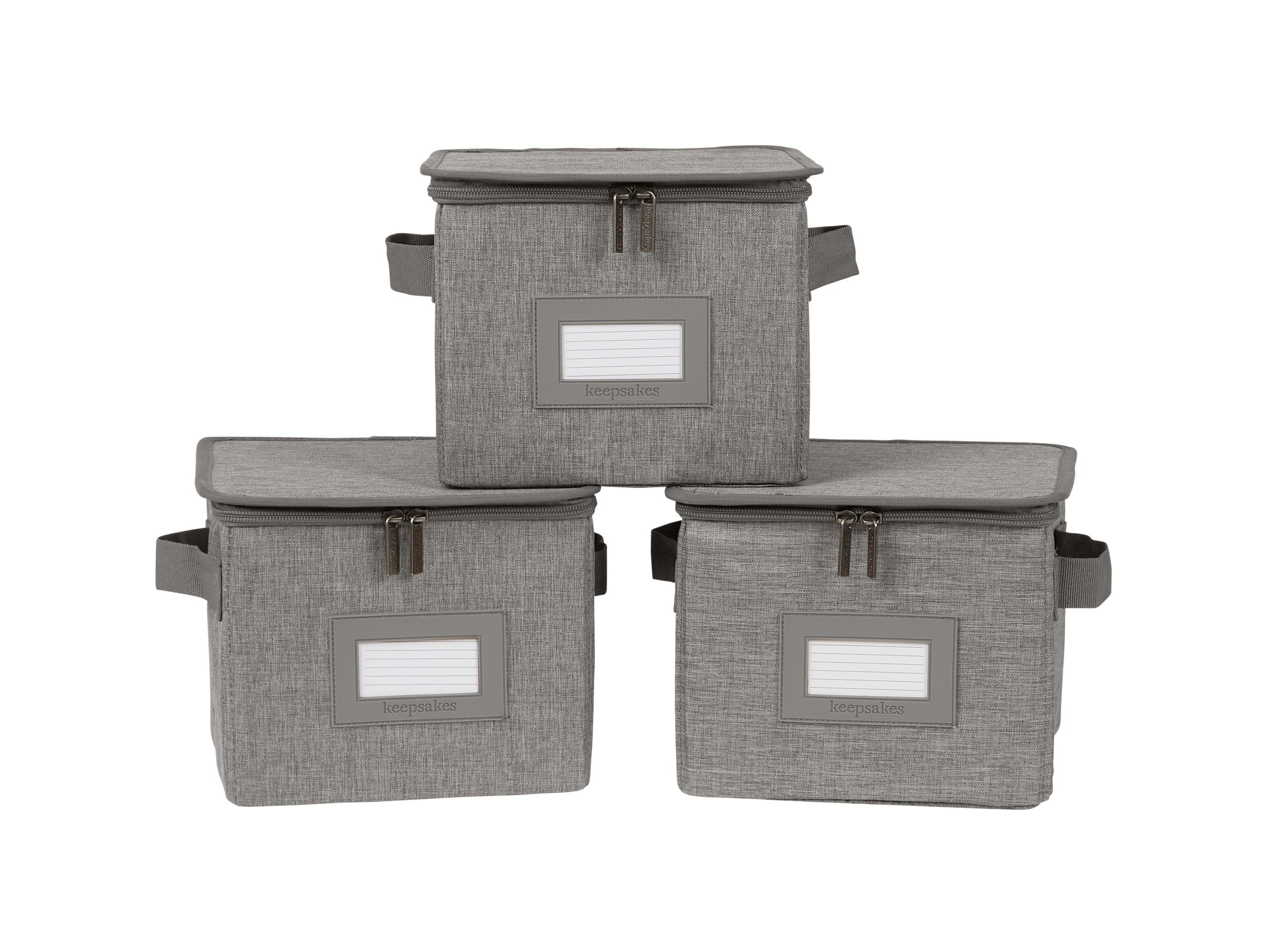 Covermates Keepsakes - Zip-Top Storage Box - Heavy Duty Polyester ...