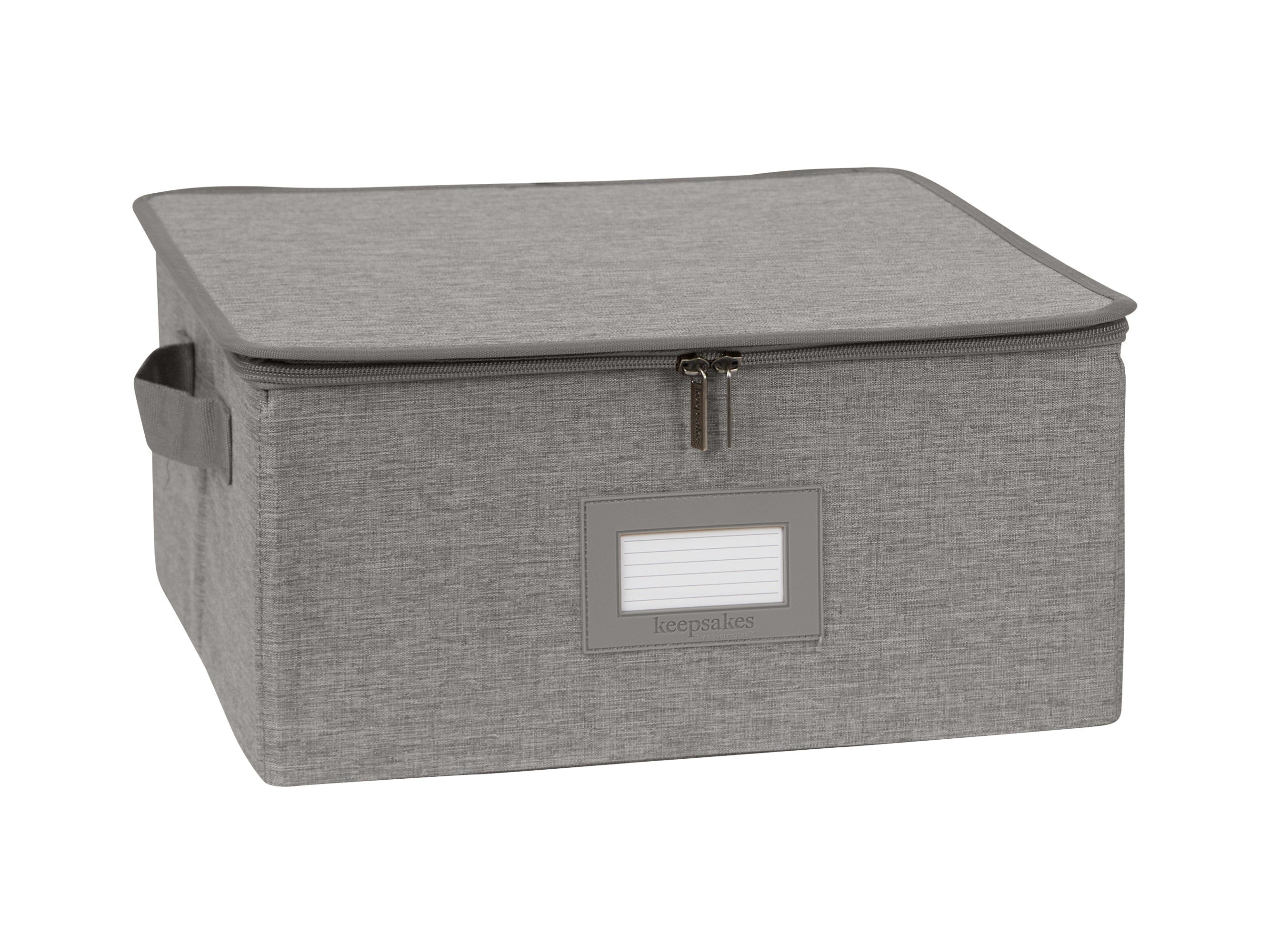 Covermates Keepsakes - Zip-Top Storage Box - Heavy Duty Polyester ...