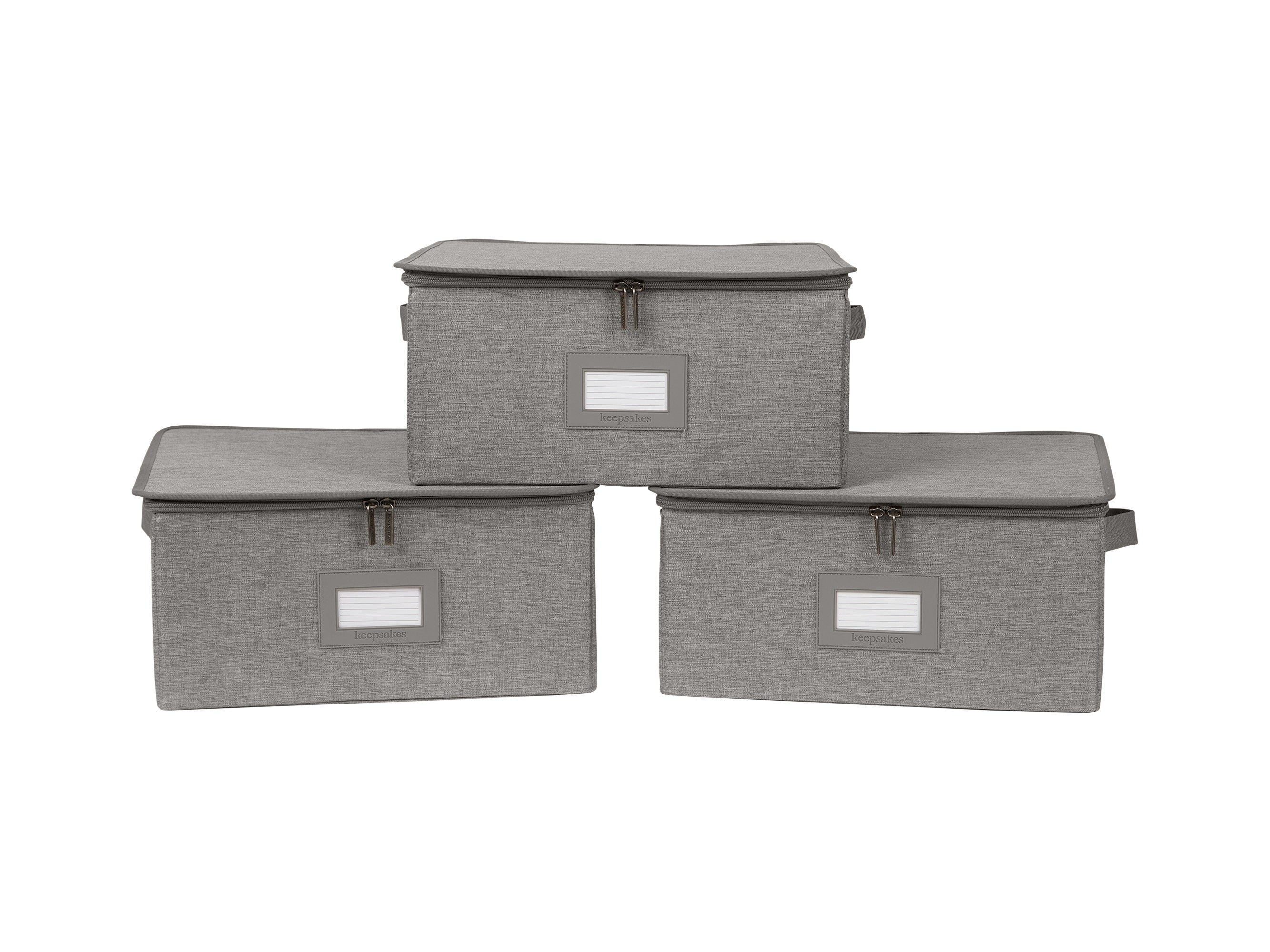 Covermates Keepsakes - Zip-Top Storage Box - Heavy Duty Polyester ...