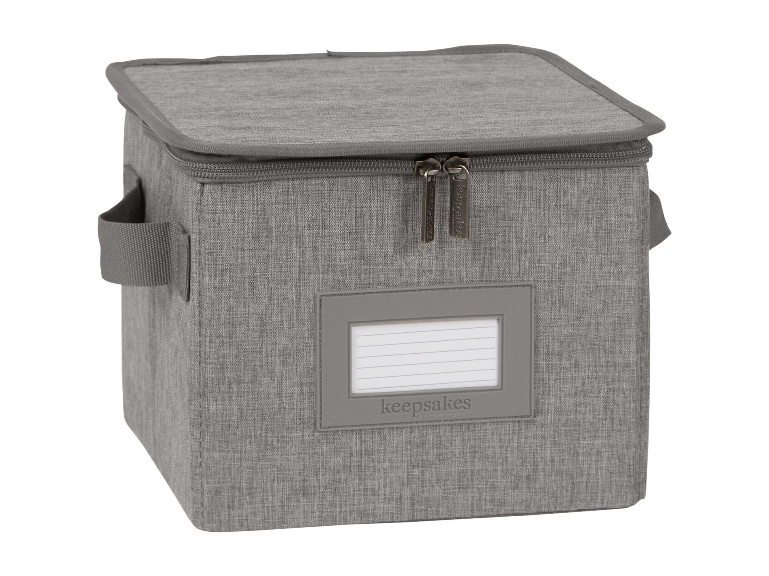 Covermates Keepsakes - Zip-Top Storage Box - Heavy Duty Polyester ...