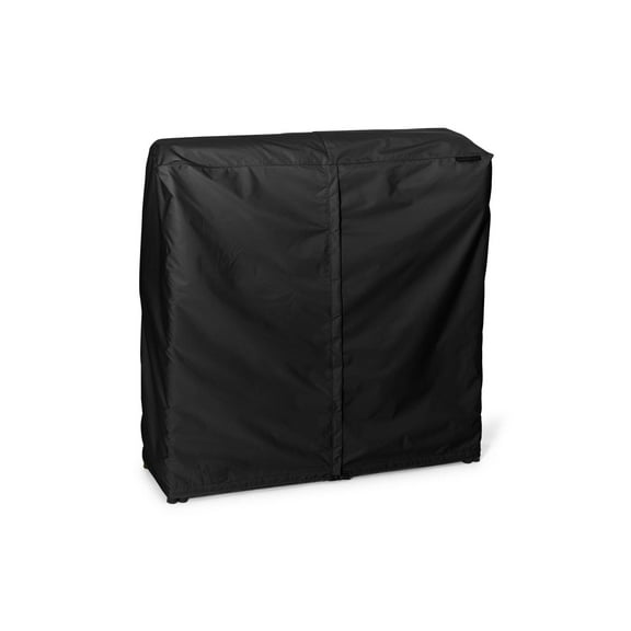 Covermates Ultima Log Rack Cover – Firewood Rack Cover for Outdoor Wood Storage – 600D Polyester, Water‑Resistant, All‑Weather, UV‑Resistant, Drawcord, Rip-Resistant, 48W x 24D x 44H, Ripstop Black