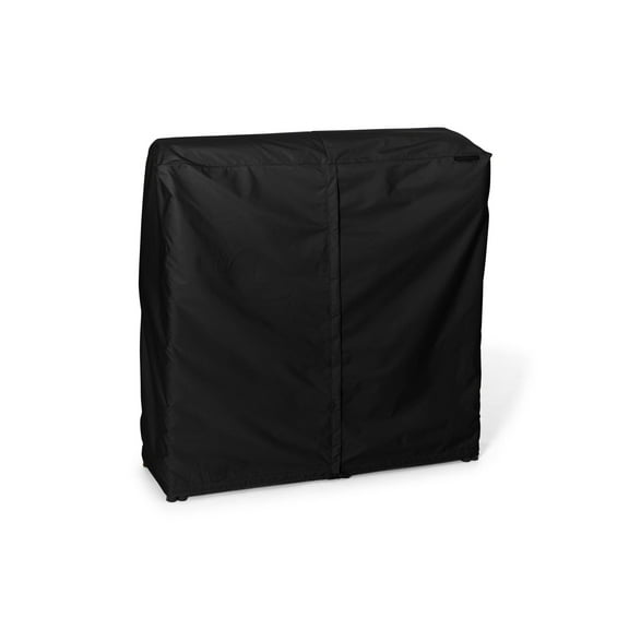 Covermates Log Rack Cover - Weather Resistant Polyester, Weather Resistant, Water Resistant Zipper, Outdoor Living Covers, 48W x 24D x 44H, Black
