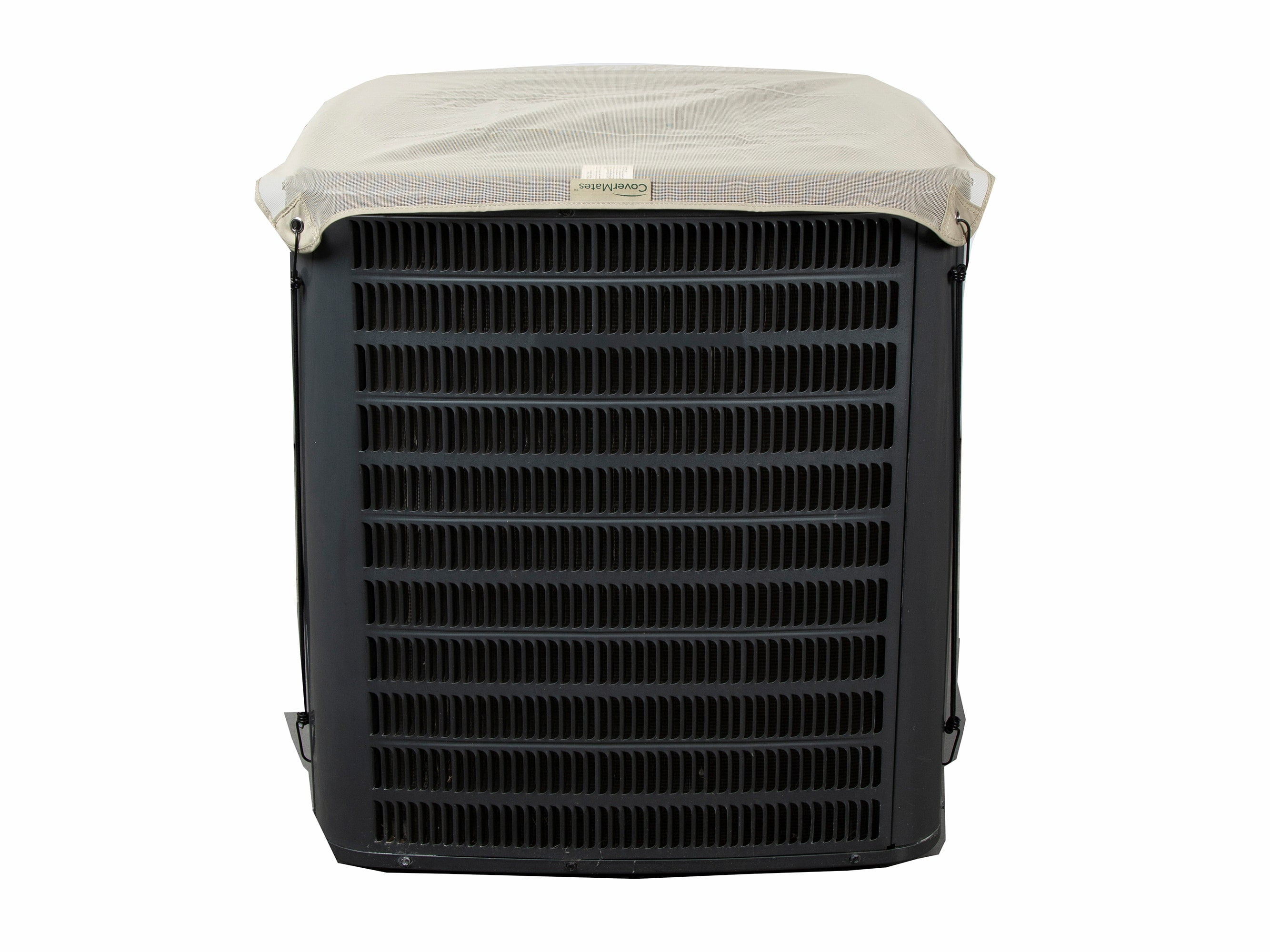 Elite Khaki Polyester Mesh Top Air Conditioner Cover 34W x 34D