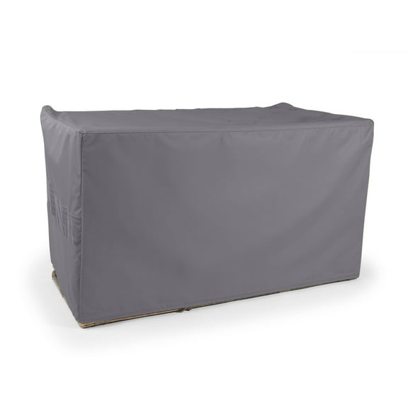 Covermates Elite Outdoor Modular Sectional Sofa Cover – All-Weather Resistant Patio Furniture Cover with Drawcord Hem, Buckle Straps & Mesh Vents, 84W x 34D x 30H, Charcoal