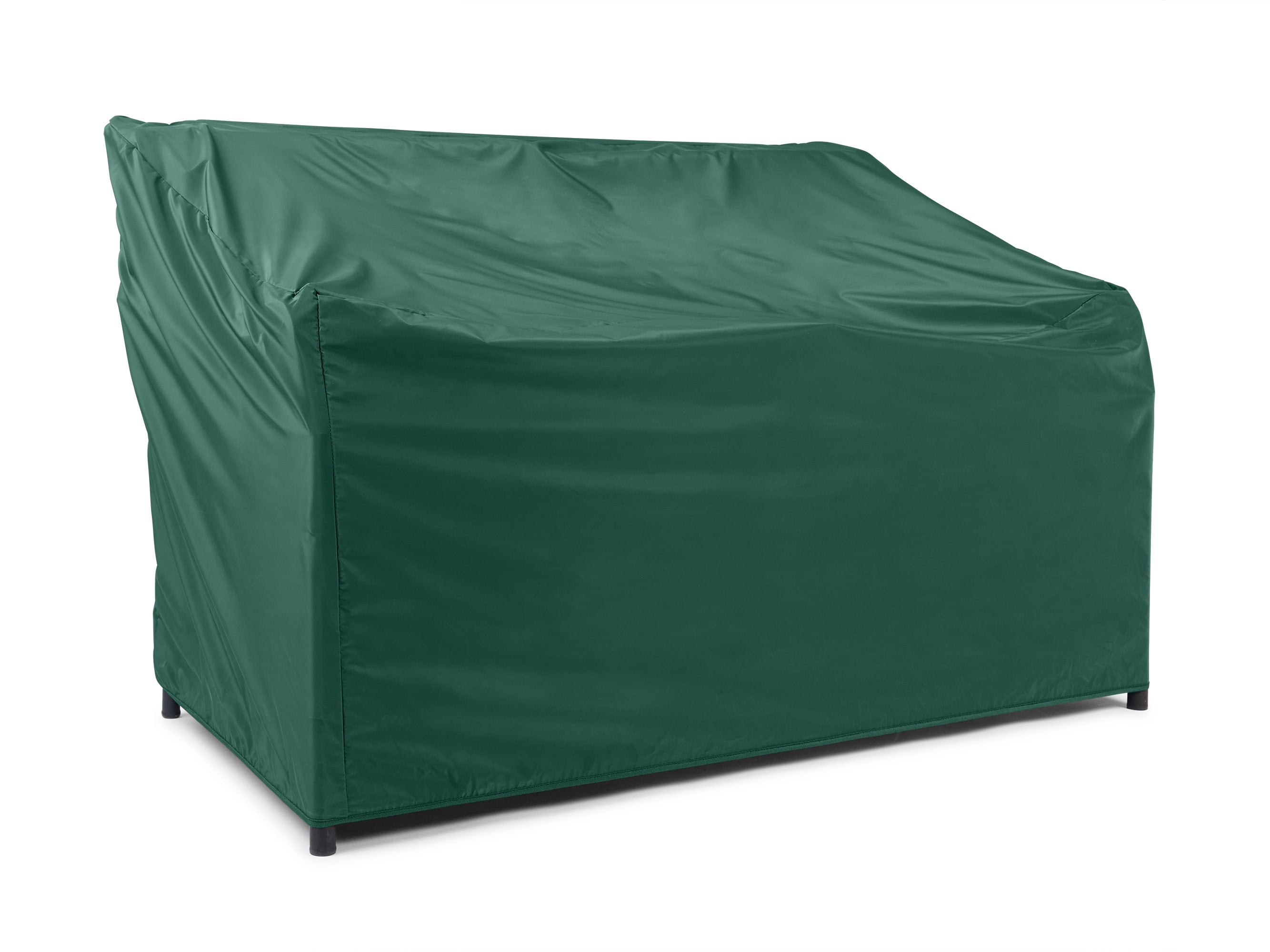 Green Weather-Resistant Polyester Outdoor Patio Bench Cover
