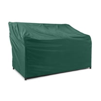 Covermates Outdoor Patio Sofa Cover - Light Weight Material, Weather Resistant, Elastic Hem, Seating and Chair Covers, 64W x 34D x 38H, Green