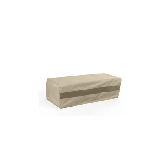 Covermates Outdoor Ottoman Cover - 40"W x 28"L x 22"H, 300D Polyester, All-Weather