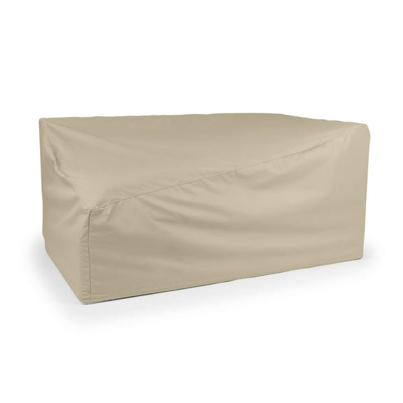 Covermates Elite Right Arm Sectional Loveseat Cover – All-Weather Outdoor Patio Furniture Cover, Polyester Protection, Drawcord & Buckle Straps, Mesh Vents, Seating Cover, 58W x 34D x 30H, Khaki