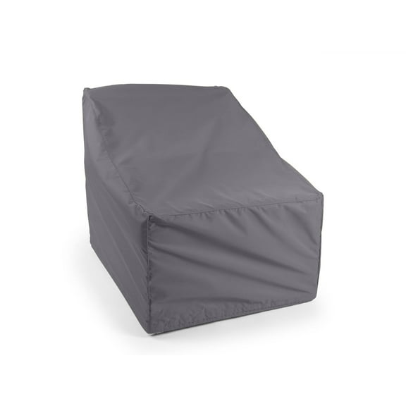Covermates Elite Outdoor Sectional Armless Chair Cover – Water-Resistant 300D Polyester Patio & Garden Chair Protection with Drawcord Hem, Buckle Straps & Mesh Vents, 28W x 34D x 30H, Charcoal