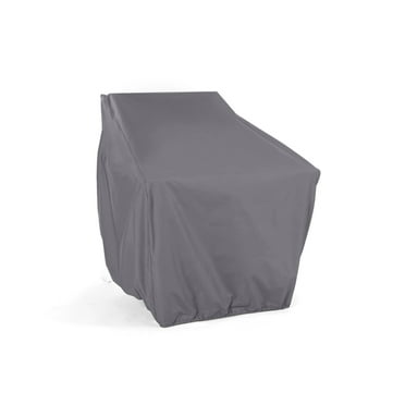 Covermates Outdoor Squared Back Adirondack Chair Cover - Water Resistant Polyester, Drawcord Hem, Mesh Vents, Seating and Chair Covers, 28W x 34D x 38H, Charcoal