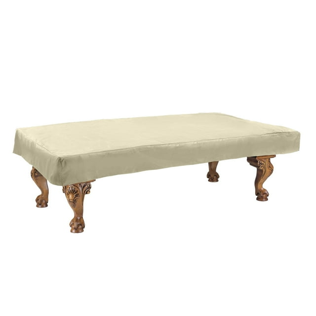Covermates Pool Table Cover – Water Resistant Polyester, Double Stitched Seams, Outdoor Living Covers, 100W x 56D x 8H, Khaki