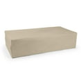 thumbnail image 1 of Covermates Rectangular Accent Table Cover - Patio Outdoor Furniture Cover, Water Resistant Outdoor Ottoman/Side Table Cover, Elite 300D Polyester, 40W x 28D x 22H, Khaki, 1 of 8