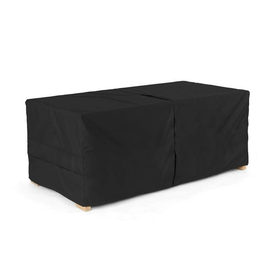 Covermates Outdoor Ottoman Cover - 48"W x 28"L x 18"H, 600D Polyester, Rip-Resistant