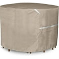thumbnail image 1 of Covermates Round Dining Table/Chair Set Cover - Premium Polyester, Weather Resistant, Drawcord Hem, Patio Table Covers, 54DIAMETER x 25H, Clay, 1 of 8