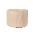 thumbnail image 1 of Covermates Round Fire Pit Cover - 48"DIA x 25"H, 600D Polyester, Rip-Resistant, 1 of 8