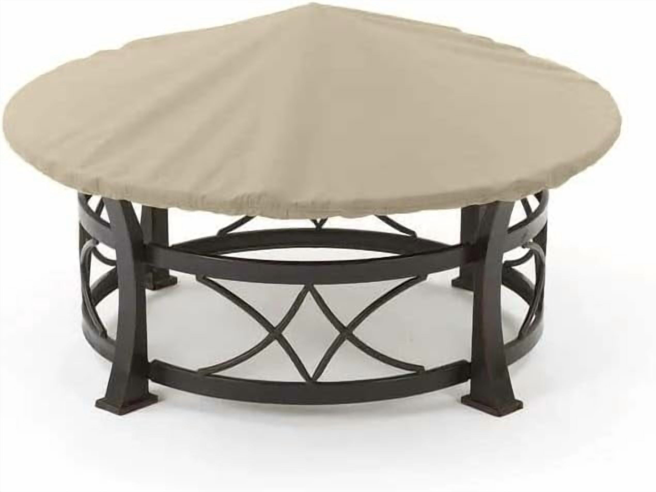 Covermates Round Firepit Top Cover â€" Water-Resistant Polyester ...