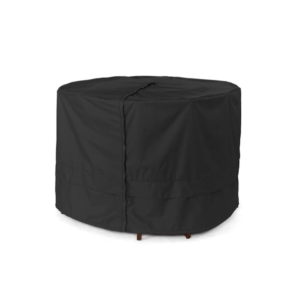 Covermates Ultima Round Poker Table Cover – Heavy-Duty 600D Ripstop Polyester All-Weather Protection, Water-Resistant Game Table Cover with Drawcord and Buckle Straps