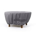 thumbnail image 1 of Covermates 60" Round Outdoor Poker Table Cover, All-Weather Protection, 60x30, Charcoal, 1 of 8