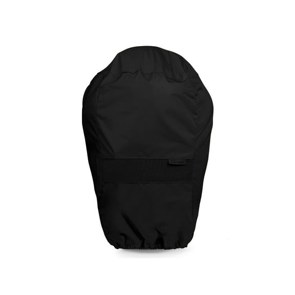 Covermates Classic Round Smoker Cover – All-Weather Water-Resistant Outdoor Smoker Cover with Elastic Hem & Mesh Vents, Heavy-Duty 12-Gauge Vinyl Protection, 22 DIAMETER x 32H, Black