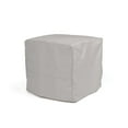 thumbnail image 1 of Covermates Square Dining Table Cover - Heavy-Duty Polyester, Weather Resistant, Covered Mesh Vent, Patio Table Covers, 52W x 52D x 25H, Ripstop Grey, 1 of 8