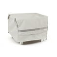 thumbnail image 1 of Covermates Square Patio Accent Table Cover - Patio Outdoor Furniture Cover, Water Resistant Outdoor Ottoman/Side Table Cover, Prestige 900D Polyester, 26W x 26D x 25H, Stone, 1 of 8