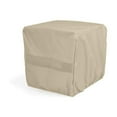 thumbnail image 1 of Covermates Elite Square Fire Pit Cover – Water-Resistant Outdoor Protection with Durable 300D Polyester, Mesh Air Vents & Adjustable Buckle Straps, SQUARE 42W x 42D x 35H, Khaki, 1 of 8