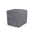 thumbnail image 1 of Covermates Square Patio Accent Table Cover - Patio Outdoor Furniture Cover, Water Resistant Outdoor Ottoman/Side Table Cover, Elite 300D Polyester, 26W x 26D x 25H, Charcoal, 1 of 8