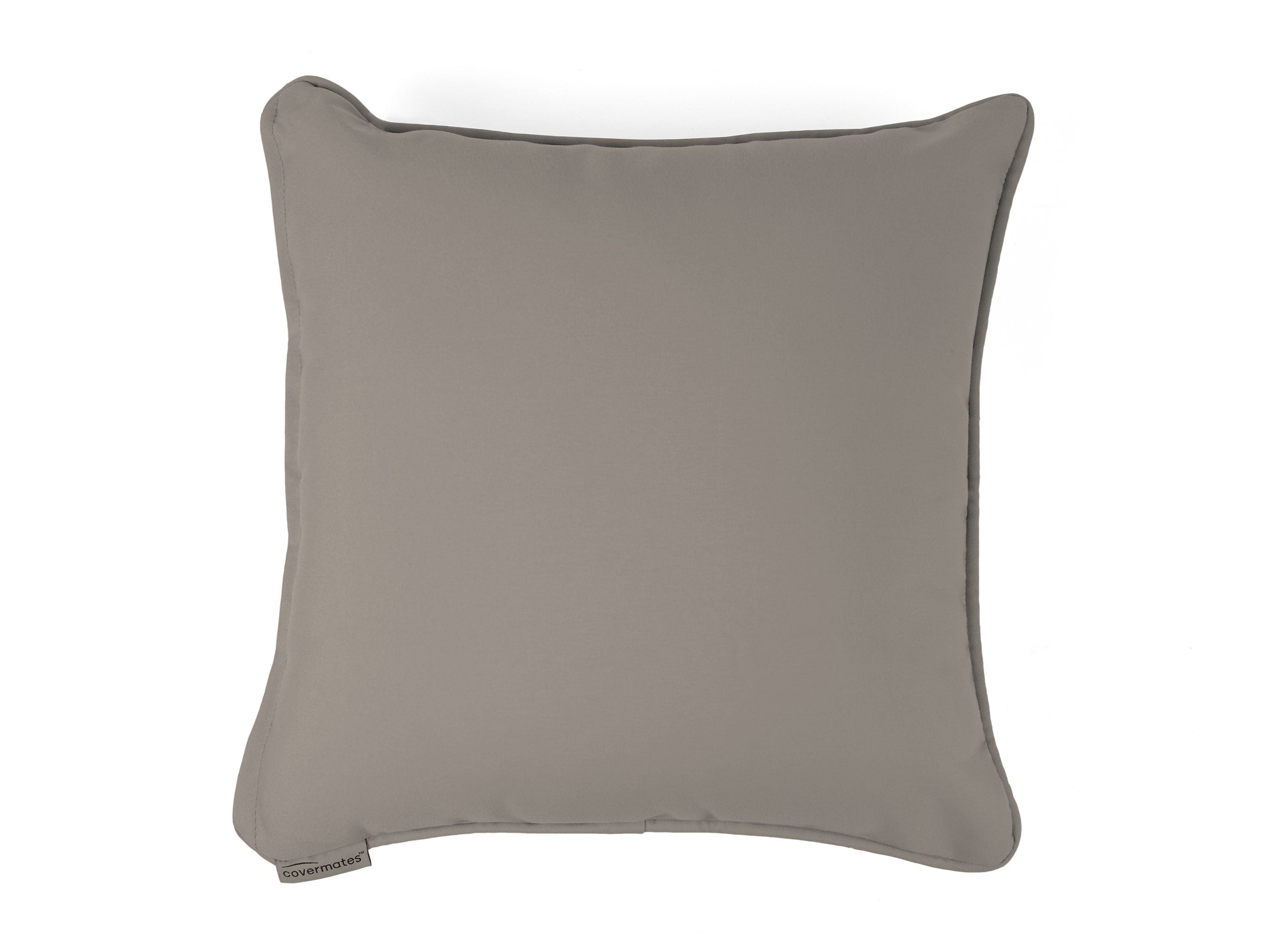 Covermates Throw Pillow - Weather Resistant, Full Side Zipper, LuxeGuard Collection, Dove