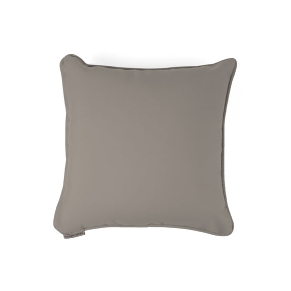 Covermates Throw Pillow - Weather Resistant, Full Side Zipper, LuxeGuard Collection, Dove
