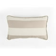 thumbnail image 1 of Covermates Throw Pillow - Weather Resistant, Full Side Zipper, LuxeGuard Collection, Sand Stripe, 1 of 6
