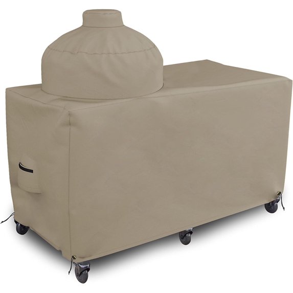 Covers&All BBQ Grill Cover, 12 oz Weather Resistant with Air Vents & Drawstrings