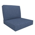 thumbnail image 1 of Covers&All Outdoor Seat/Back Cushion with Eco-friendly Olefin Fabric (24"L x 24”W x 5”Thick), 1 of 7