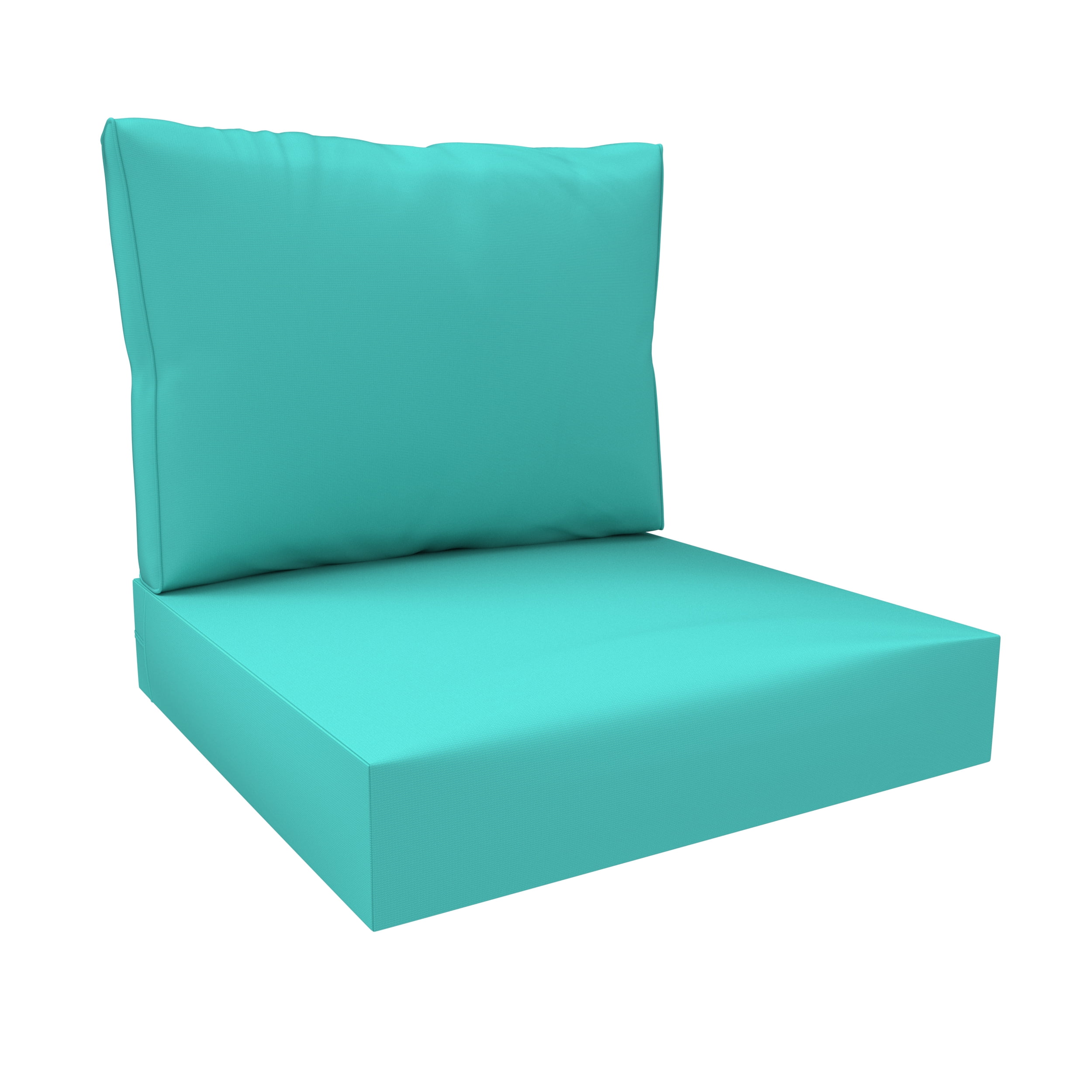 Covers&All Outdoor Sunbrella Deep Seat Cushion Set, Water, UV & Fade Resistant Patio Chair Cushions, High-Density 5" Thick Seat & Back Cushions for Outdoor Furniture