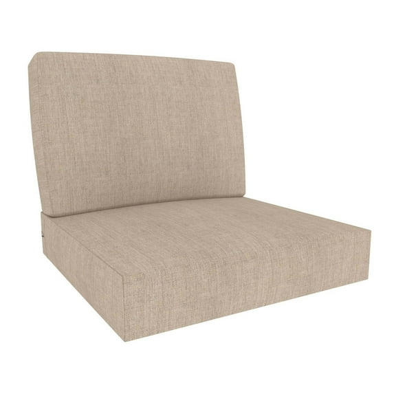 Covers&All Outdoor Sunbrella Deep Seat Cushion Set, Water, UV & Fade Resistant Patio Chair Cushions, High-Density 5" Thick Seat & Back Cushions for Outdoor Furniture