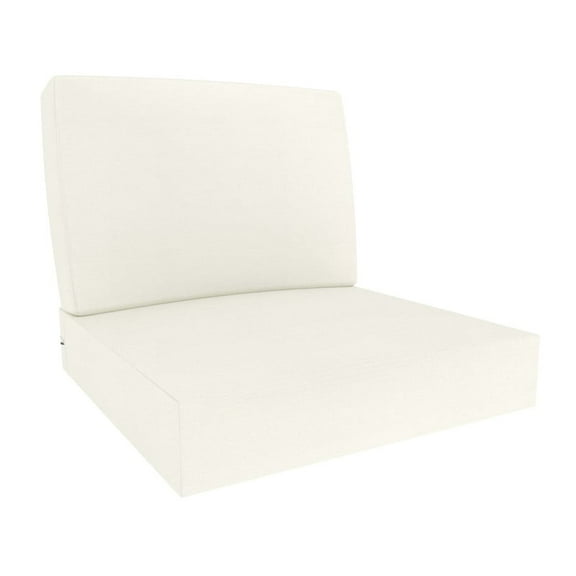 Covers&All Outdoor Sunbrella Deep Seat Cushion Set, Water, UV & Fade Resistant Patio Chair Cushions, High-Density 5" Thick Seat & Back Cushions for Outdoor Furniture