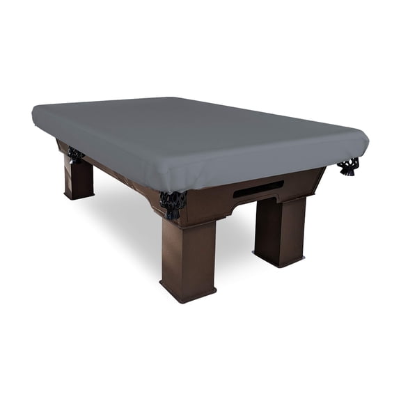 Covers & All Pool Table Cover, Made of 12 Oz Cover Max, Waterproof, Ideal for Moderate Weather (100" W x 56" D x 8" H, Gray)