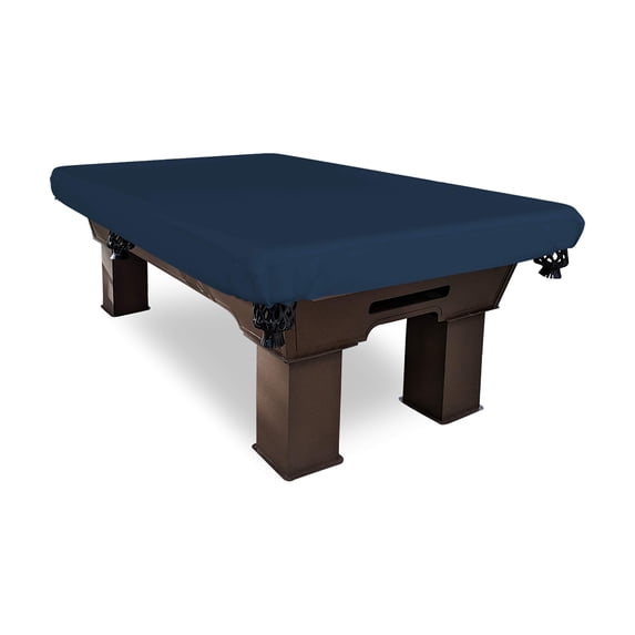 Covers & All Pool Table Cover, Made of 12 Oz Cover Max, Waterproof, Ideal for Moderate Weather (124" W x 72" D x 8" H, Blue)