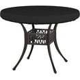 thumbnail image 1 of Covers & All Round Table Top Cover, 18 Oz Heavy Duty Waterproof UV & Weather Resistant Patio Table Cover, Outdoor Table Cover for Patio Outdoor Furniture & Coffee Table (60" Diameter x 4" H, Black), 1 of 7
