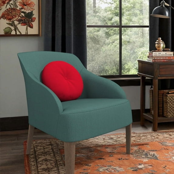 Covers & All Sunbrella Indoor/Outdoor Throw Pillow, 16 Inch Round Cushion Cover with Insert