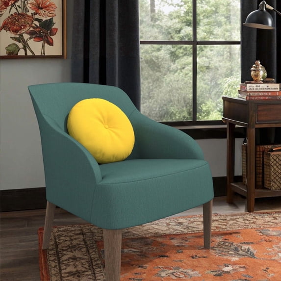 Covers & All Sunbrella Indoor/Outdoor Throw Pillow, 16 Inch Round Cushion Cover with Insert