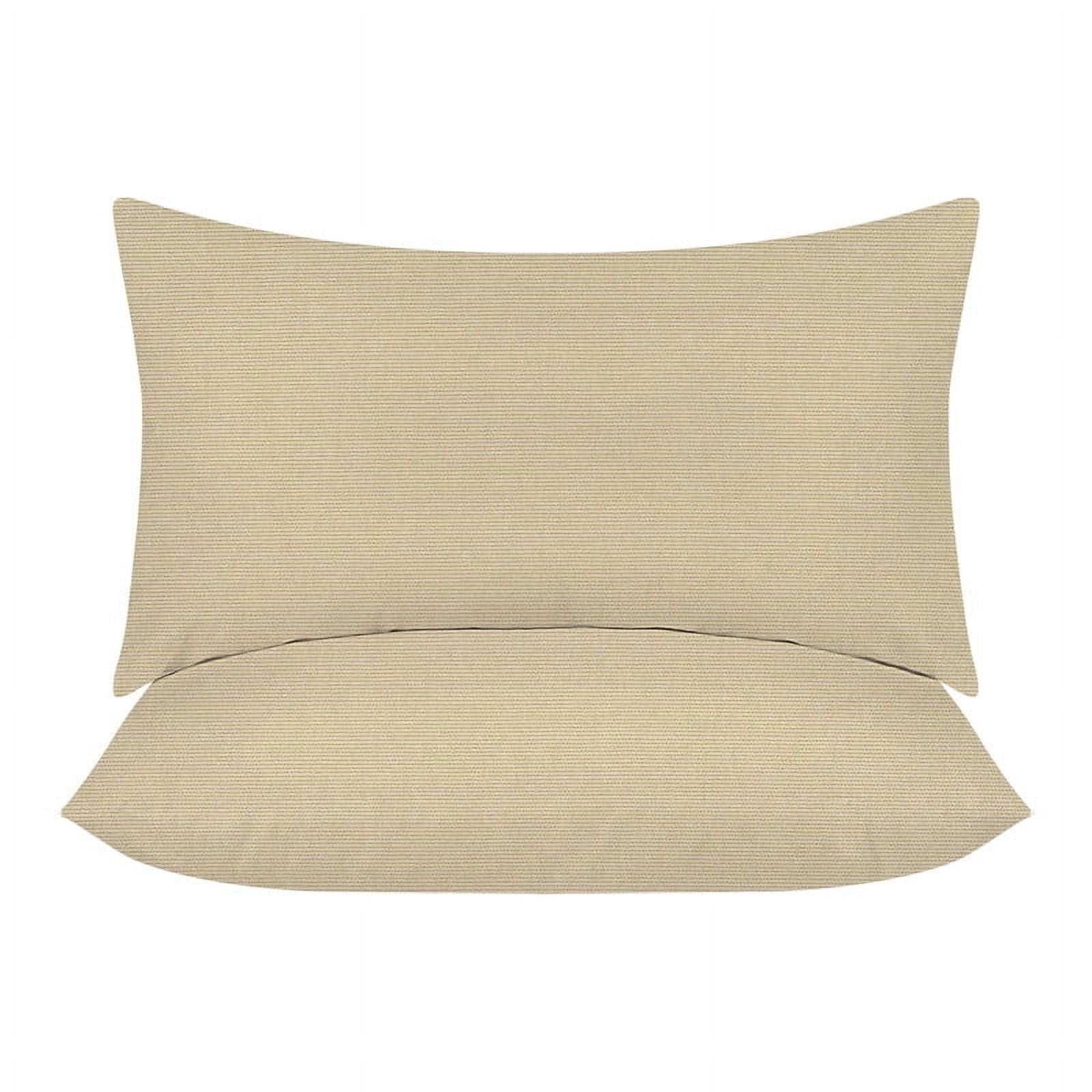 Covers&All Sunbrella Lumbar Pillows Set of 2, UV Fade resistant & Water Repellent Rectangle Lumbar Throw Pillows (Inserts with Covers) for Indoor Outdoor Use